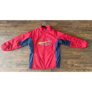 Majestic St Louis Cardinals Double Climate MLB Jacket Size XL Boys